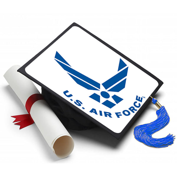 US Air Force Grad Cap Tassel Topper - Tassel Toppers - Professionally Decorated Grad Caps