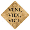 Veni Vidi Vici Grad Cap Tassel Topper - Tassel Toppers - Professionally Decorated Grad Caps